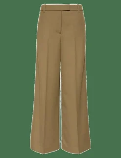 Wool Gaberdine Wide Leg Trouser - Vida byxor