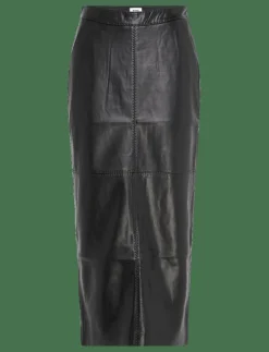 Yara Faux Leather Skirt - Midi kjolar