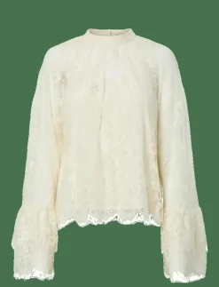 YASARIZONA LS LACE TOP - D2D - Långärmade blusar