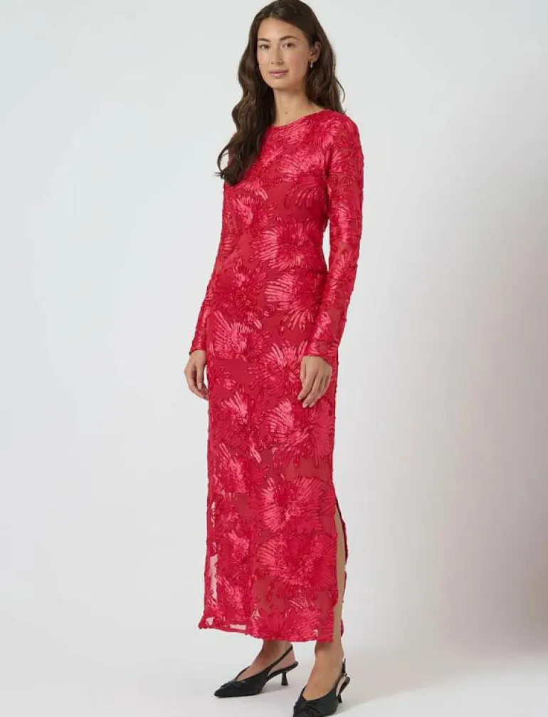 YASFLOREE LS LONG DRESS - D2D - Maxiklänningar