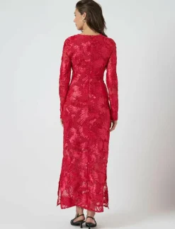 YASFLOREE LS LONG DRESS - D2D - Maxiklänningar