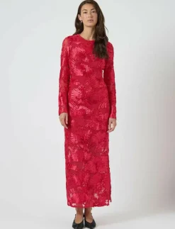 YASFLOREE LS LONG DRESS - D2D - Maxiklänningar