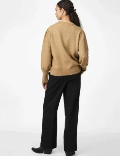 YASJUVA LS KNIT PULLOVER S. - Stickat