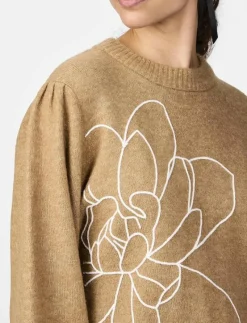 YASJUVA LS KNIT PULLOVER S. - Stickat