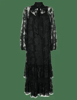 YASLACILLA LS LACE LONG DRESS - SHOW - Maxiklänningar