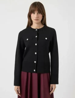 YASPIMI LS KNIT CARDIGAN S. - Koftor