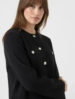 YASPIMI LS KNIT CARDIGAN S. - Koftor