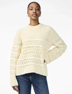 YASTIMU LS KNIT PULLOVER - Stickat