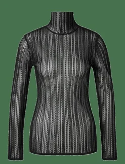Zelie Sheer Knitted Turtleneck top - Polotröjor